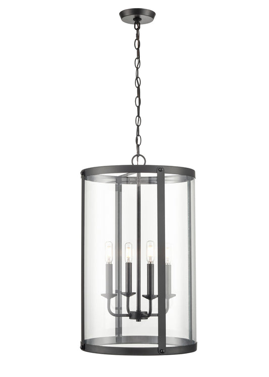 Millennium - 94004-MB - Four Light Pendant - Aydenn - Matte Black