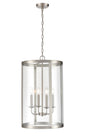 Millennium - 94201-BN - Four Light Pendant - Aydenn - Brushed Nickel