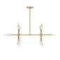 Designers Fountain - D304C-IS-BG - Ten Light Island Pendant - Star Dust - Brushed Gold