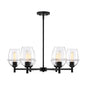Designers Fountain - D310M-6CH-MB - Six Light Chandelier - Summer Jazz - Matte Black