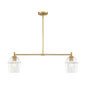 Designers Fountain - D310M-IS-BG - Two Light Island Pendant - Summer Jazz - Brushed Gold