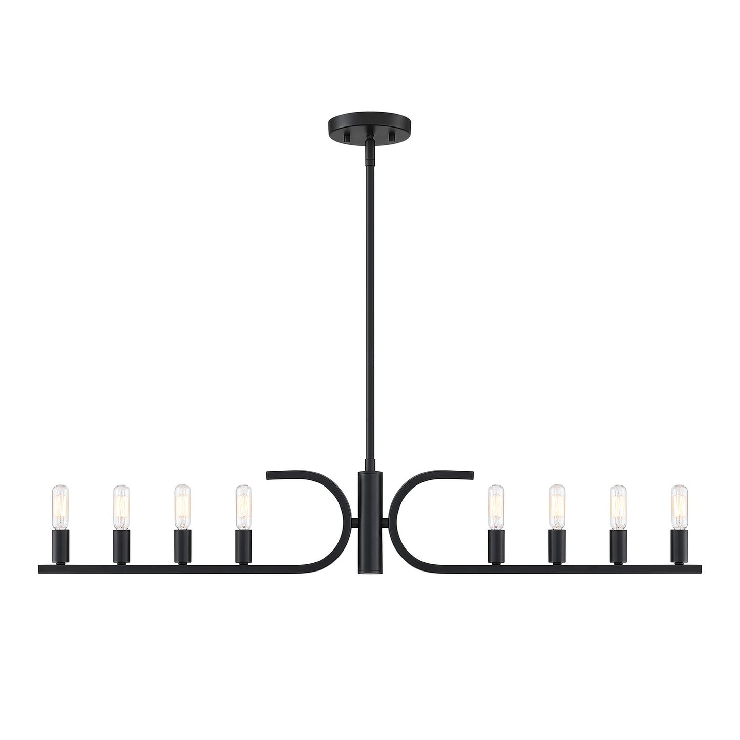 Designers Fountain - D314C-IS-MB - Eight Light Island Pendant - Skye - Matte Black