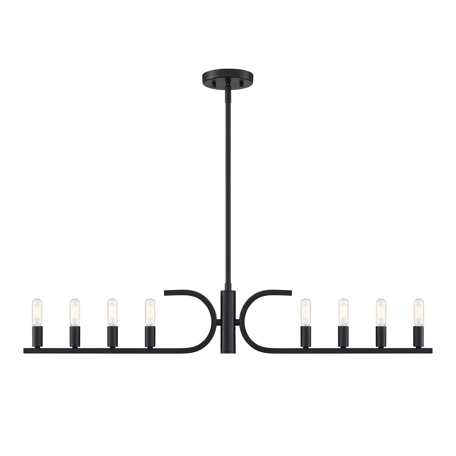 Designers Fountain - D314C-IS-MB - Eight Light Island Pendant - Skye - Matte Black