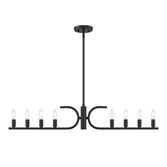 Designers Fountain - D314C-IS-MB - Eight Light Island Pendant - Skye - Matte Black