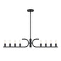 Designers Fountain - D314C-IS-MB - Eight Light Island Pendant - Skye - Matte Black