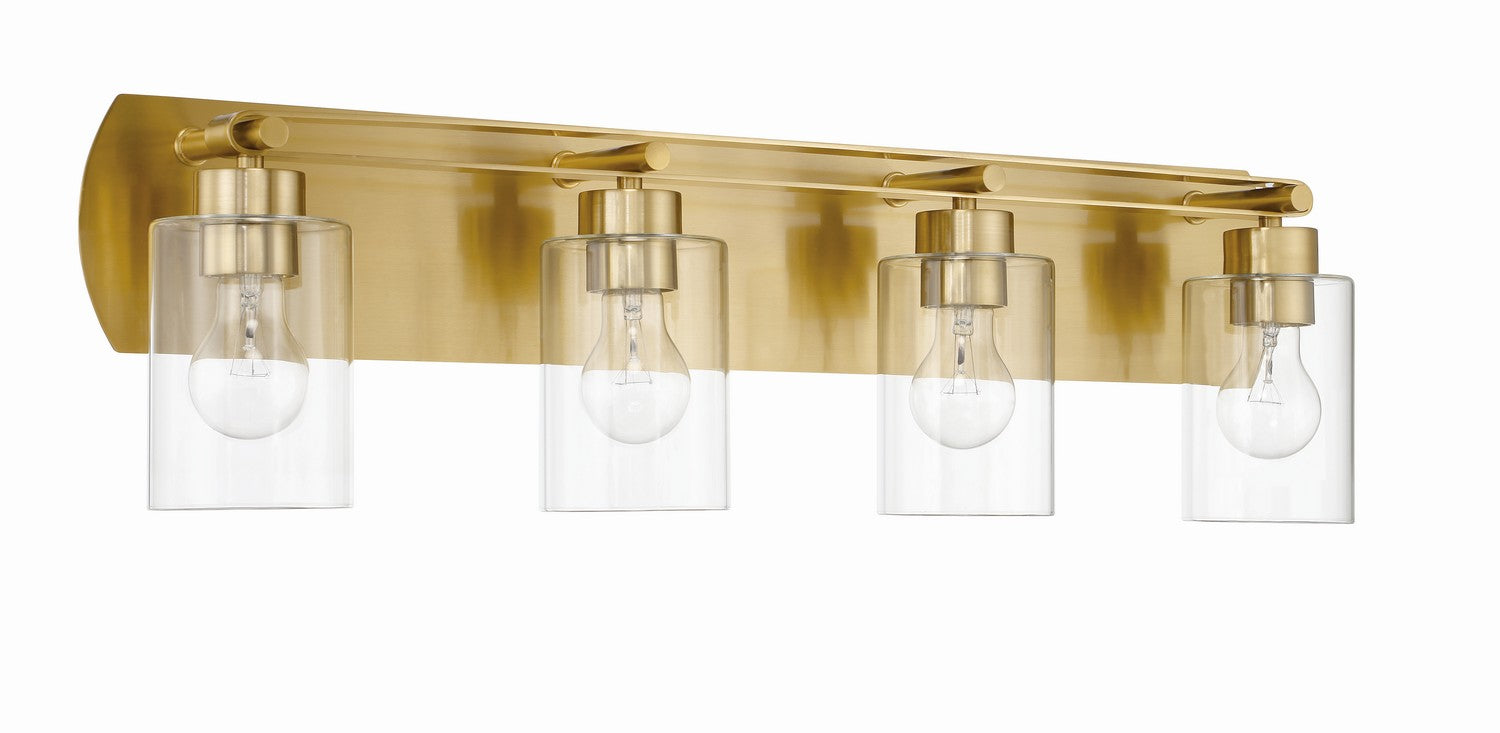 Craftmade - 17631SB4 - Four Light Vanity - Hendrix - Satin Brass