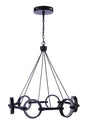 Craftmade - 59326-FB-LED - LED Chandelier - Context - Flat Black