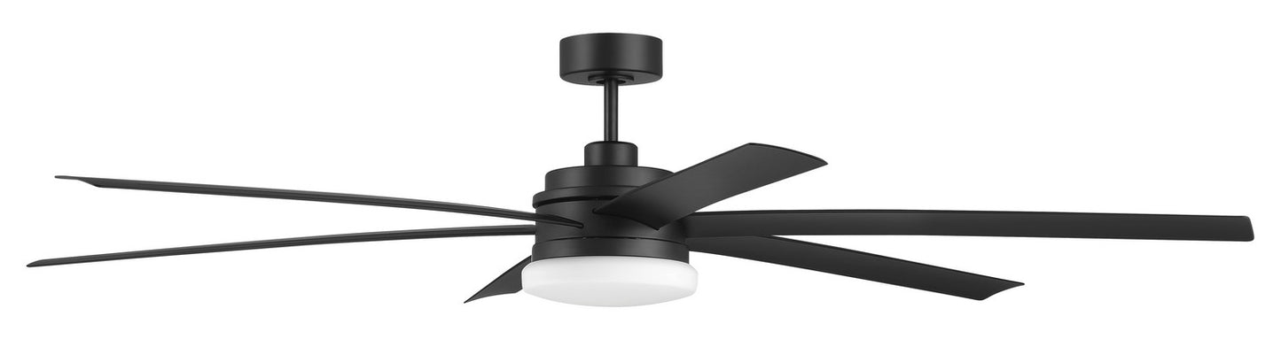 Craftmade - CLZ72FB6 - 72"Ceiling Fan - Chilz - Flat Black