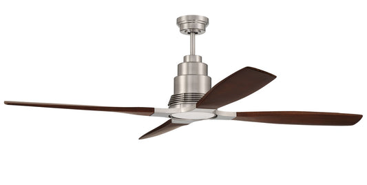 Craftmade - RIC60BNK4 - 60"Ceiling Fan - Ricasso - Brushed Polished Nickel