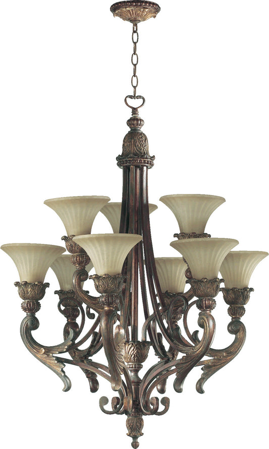 Quorum - 6230-9-88 - Nine Light Chandelier - MADELEINE - Corsican Gold