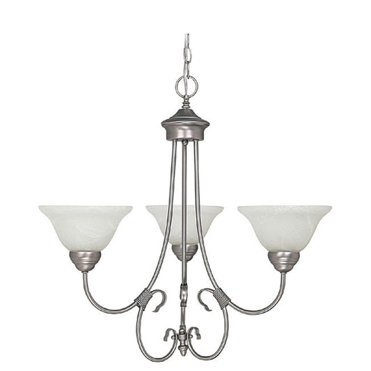 Capital Lighting - 3223MN-220 - Three Light Chandelier - Hometown - Matte Nickel