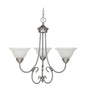 Capital Lighting - 3223MN-220 - Three Light Chandelier - Hometown - Matte Nickel