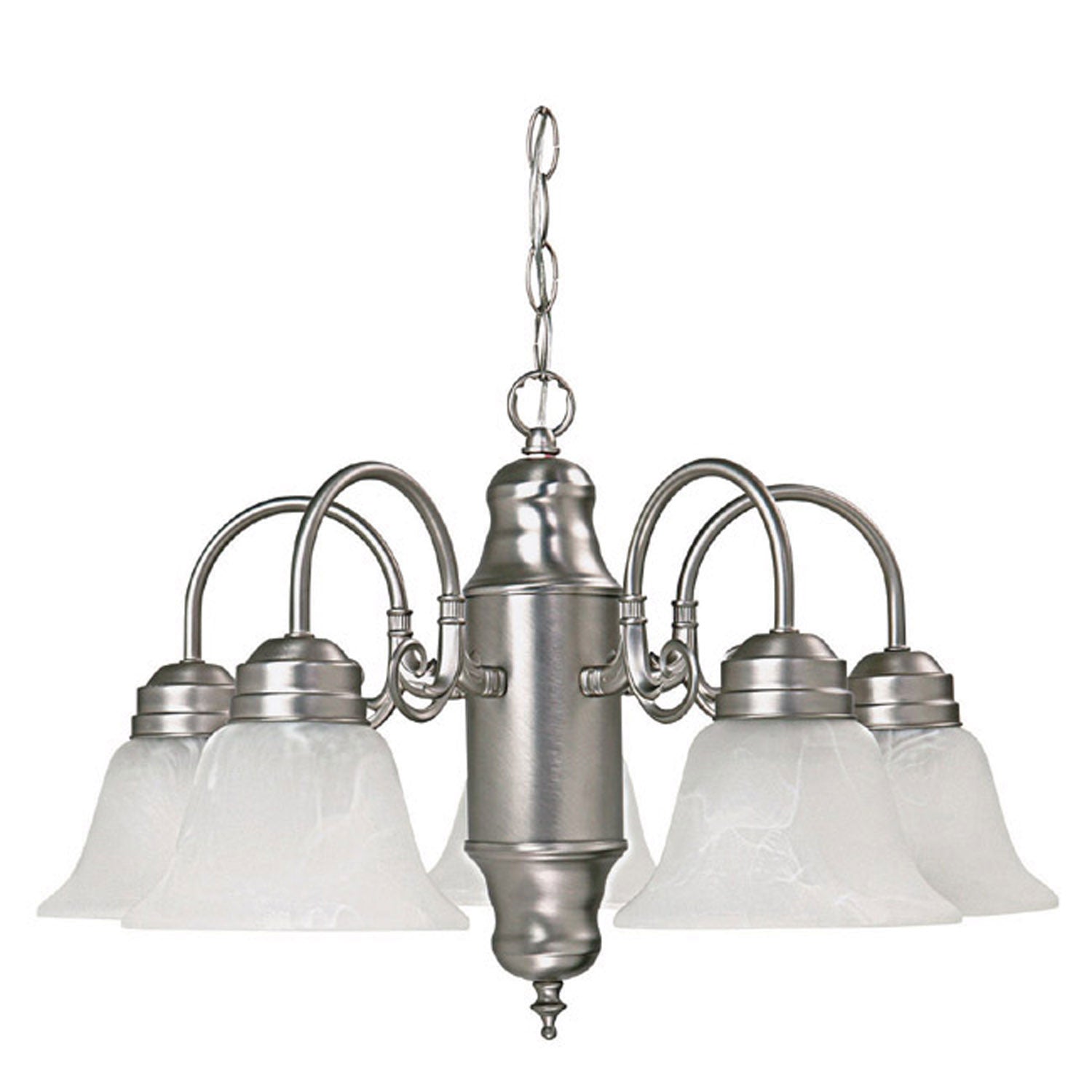 Capital Lighting - 3255MN-118 - Five Light Chandelier - David - Matte Nickel