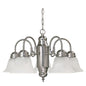 Capital Lighting - 3255MN-118 - Five Light Chandelier - David - Matte Nickel