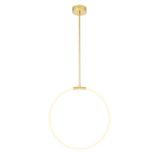 CWI Lighting - 1273P24-1-602 - LED Chandelier - Hoops - Satin Gold