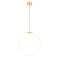 CWI Lighting - 1273P24-1-602 - LED Chandelier - Hoops - Satin Gold