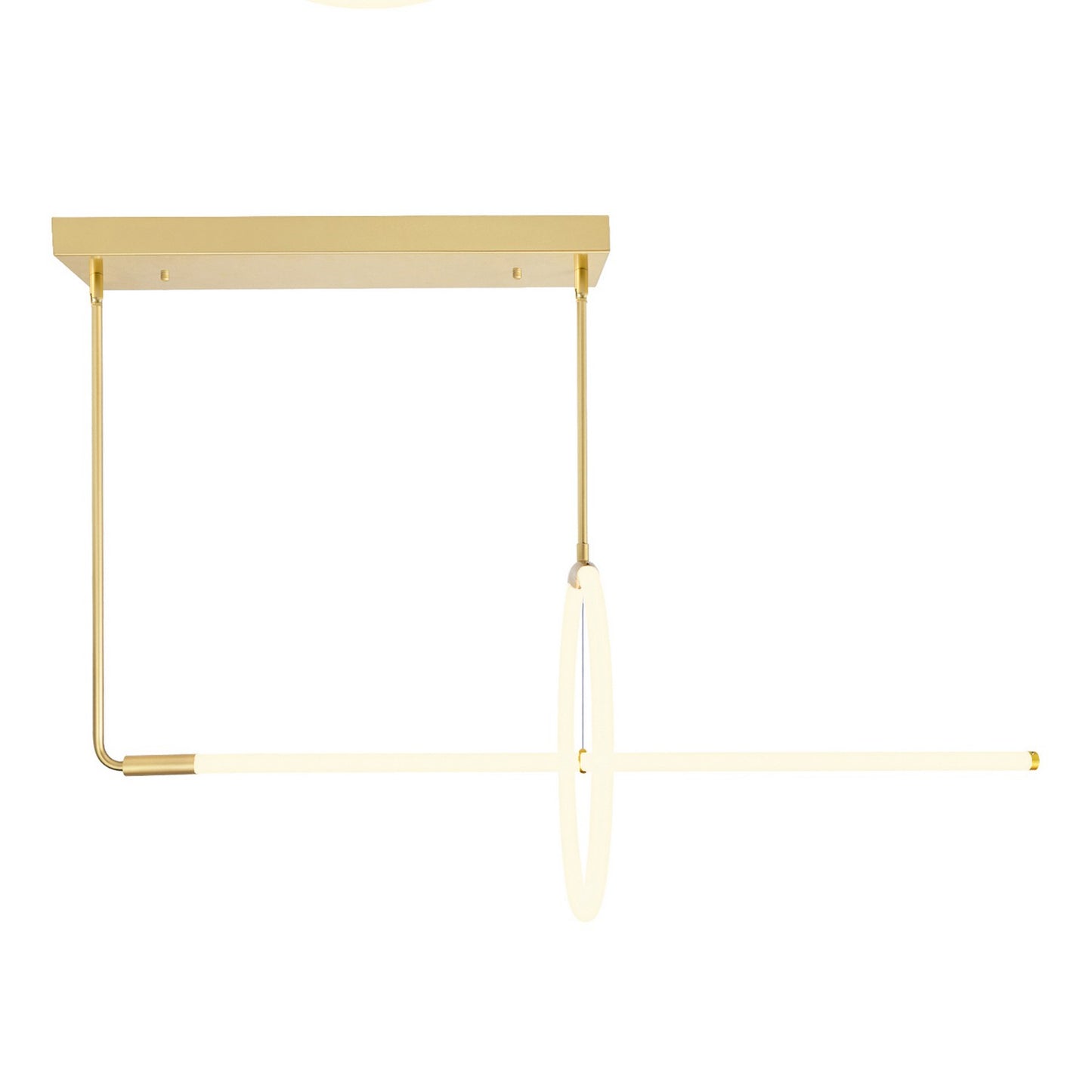 CWI Lighting - 1273P40-2-602-RC - LED Chandelier - Hoops - Satin Gold