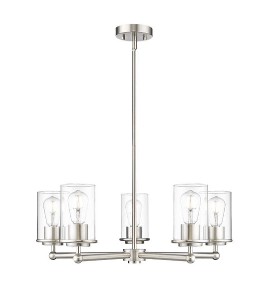 Z-Lite - 742-5BN - Five Light Chandelier - Thayer - Brushed Nickel