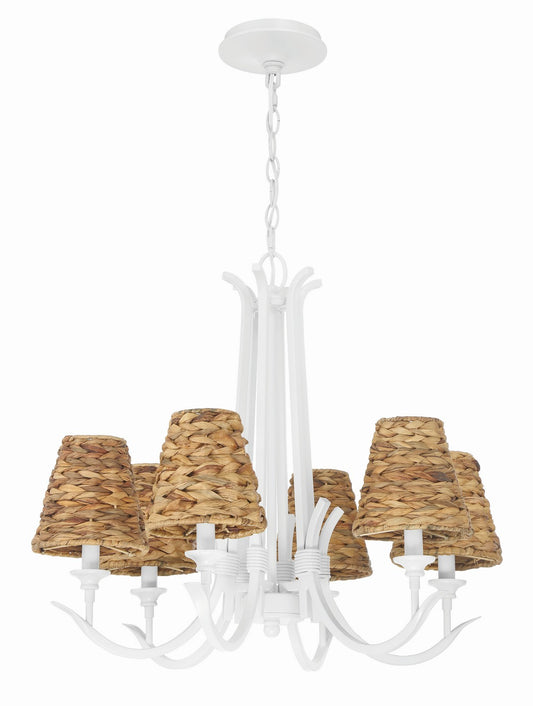 Craftmade - 58326-MWW - Six Light Chandelier - Kokomo - Matte White