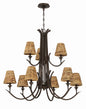 Craftmade - 58329-ABZ - Nine Light Chandelier - Kokomo - Aged Bronze Brushed