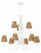 Craftmade - 58329-MWW - Nine Light Chandelier - Kokomo - Matte White