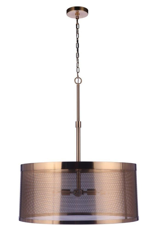 Craftmade - 58994-SB - Four Light Pendant - Mesh - Satin Brass