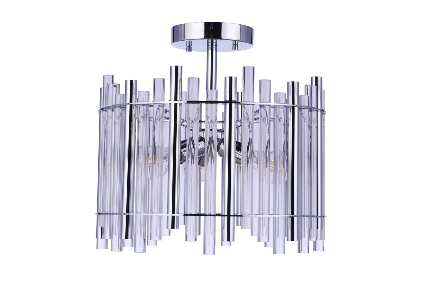 Craftmade - 59253-CH - Three Light Semi Flush Mount - Reveal - Chrome