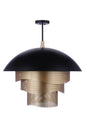 Craftmade - P1011FBMG-LED - LED Pendant - Sculptural Statement Pendants - Flat Black/Matte Gold