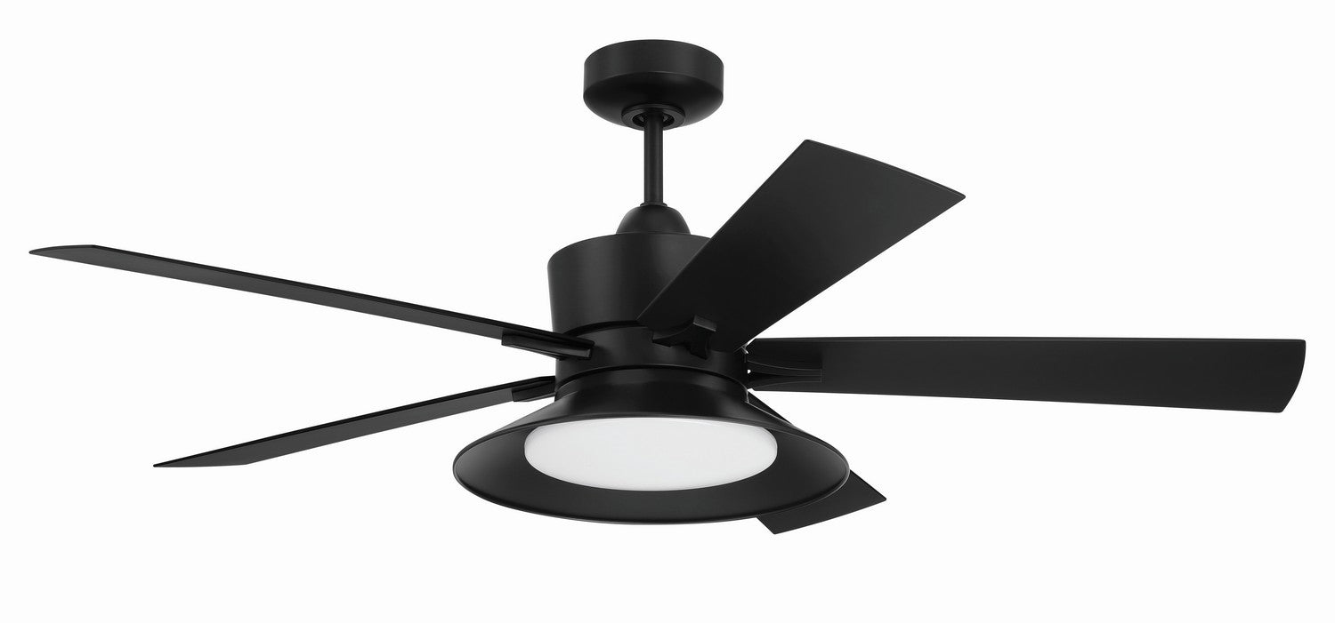 Craftmade - TOP52FB5 - 52"Ceiling Fan - Topper - Flat Black