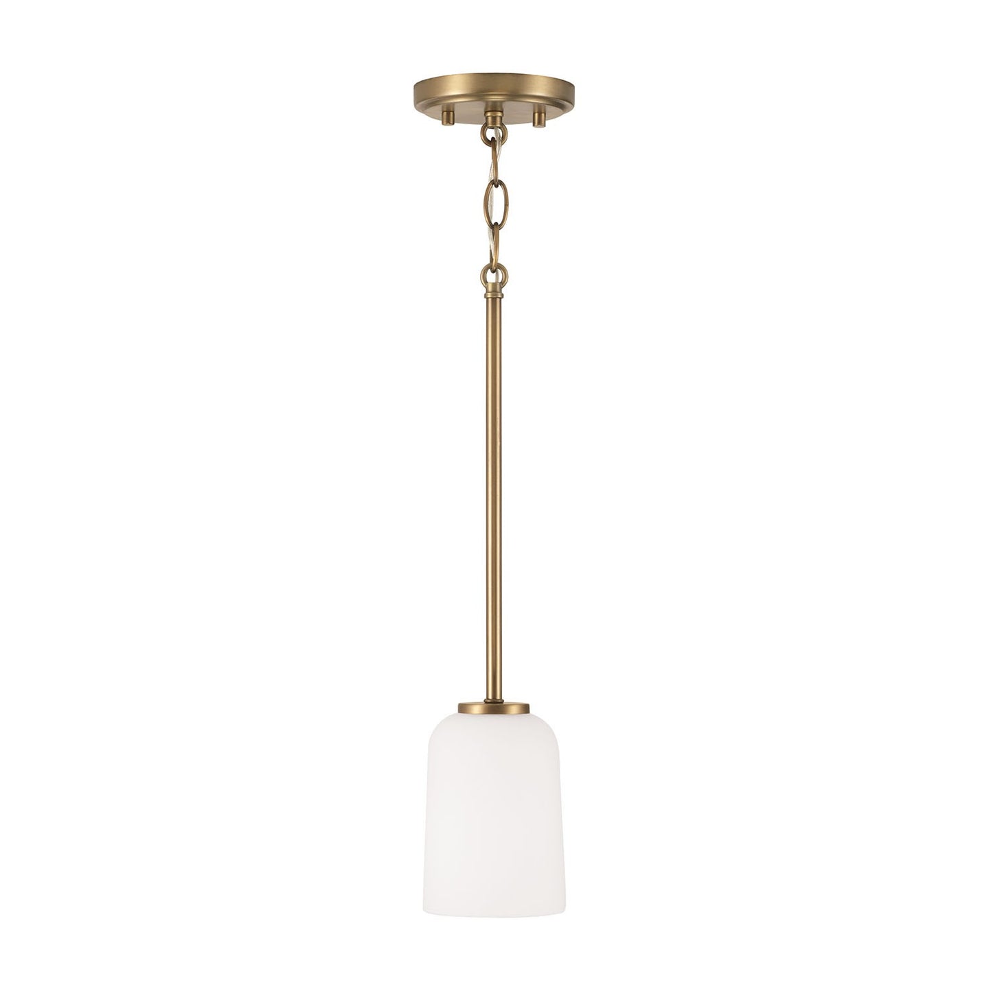 Capital Lighting - 348812AD-542 - One Light Pendant - Lawson - Aged Brass