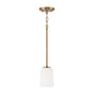 Capital Lighting - 348812AD-542 - One Light Pendant - Lawson - Aged Brass