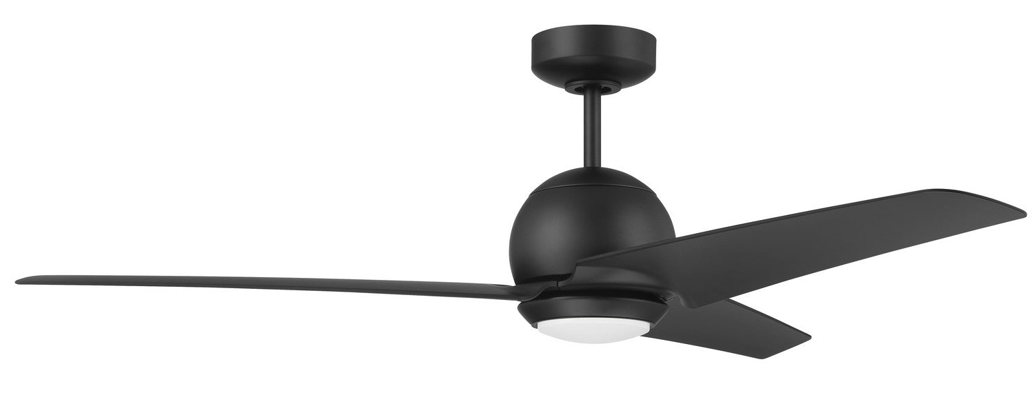 Craftmade - NTE52FB3 - 52"Ceiling Fan - Nate - Flat Black