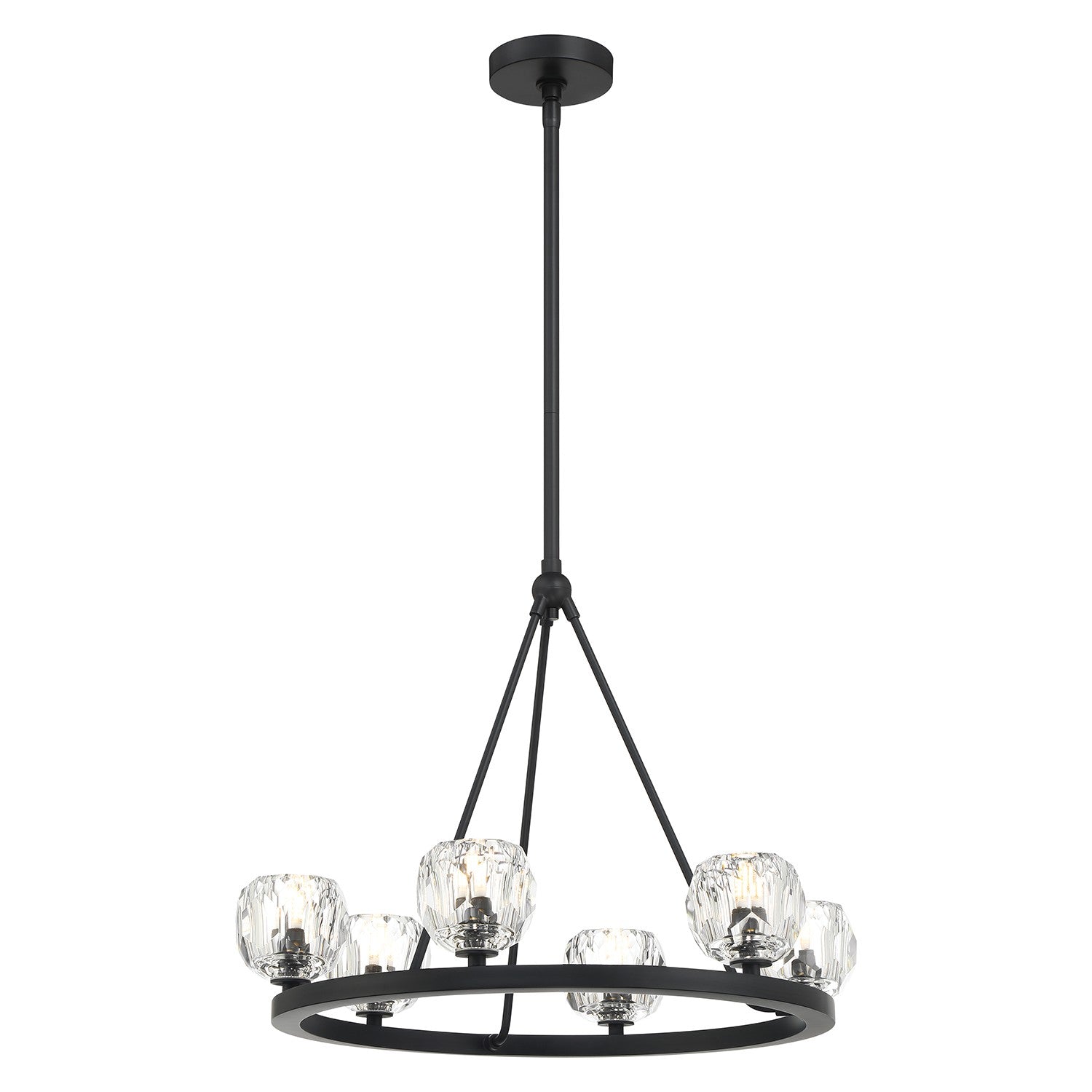 Crystorama - ARA-10264-MK - LED Chandelier - Aragon - Matte Black