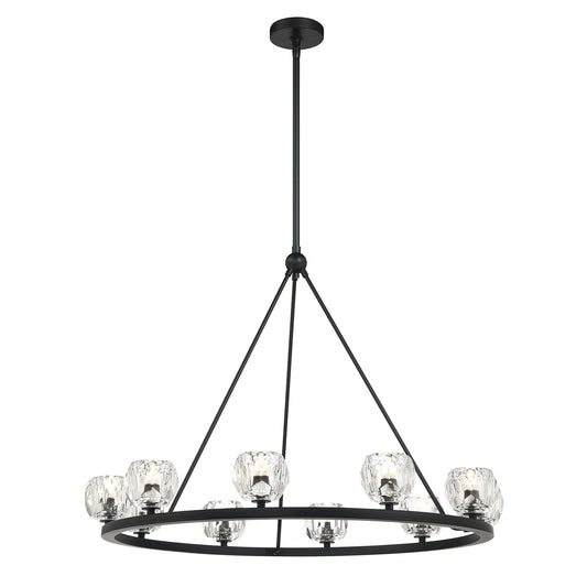 Crystorama - ARA-10265-MK - LED Chandelier - Aragon - Matte Black