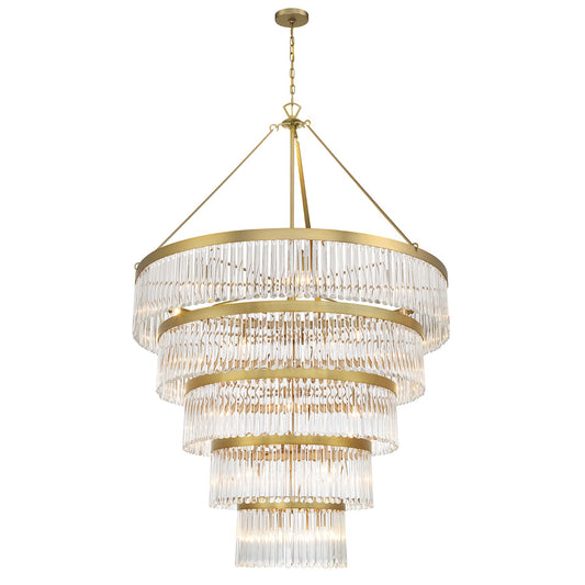 Crystorama - EMO-5430-MG - 30 Light Chandelier - Emory - Modern Gold