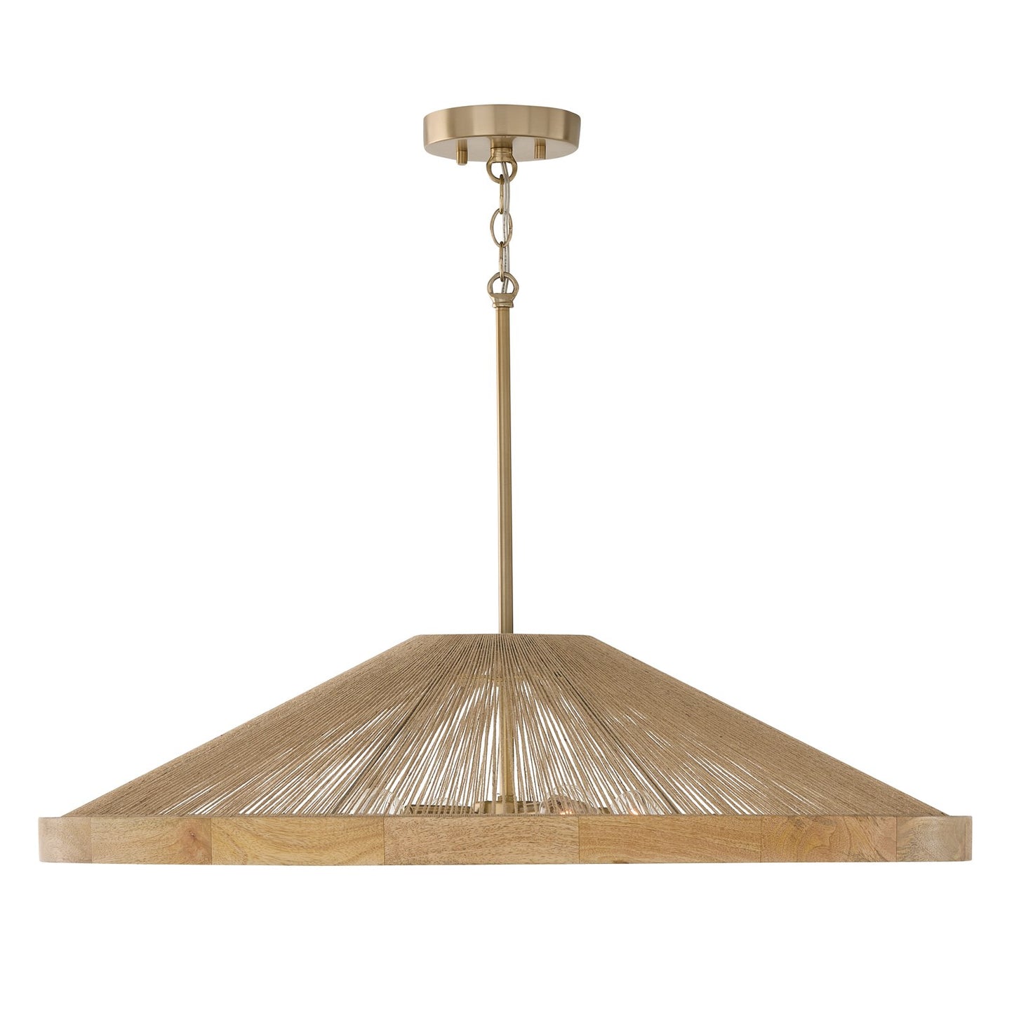 Capital Lighting - 352841MA - Four Light Pendant - Maya - Matte Brass