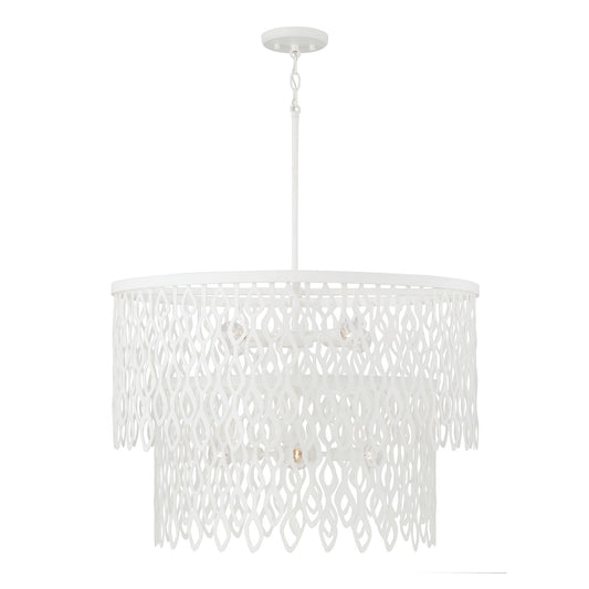 Capital Lighting - 352971WE - Seven Light Pendant - Pheobe - Matte White