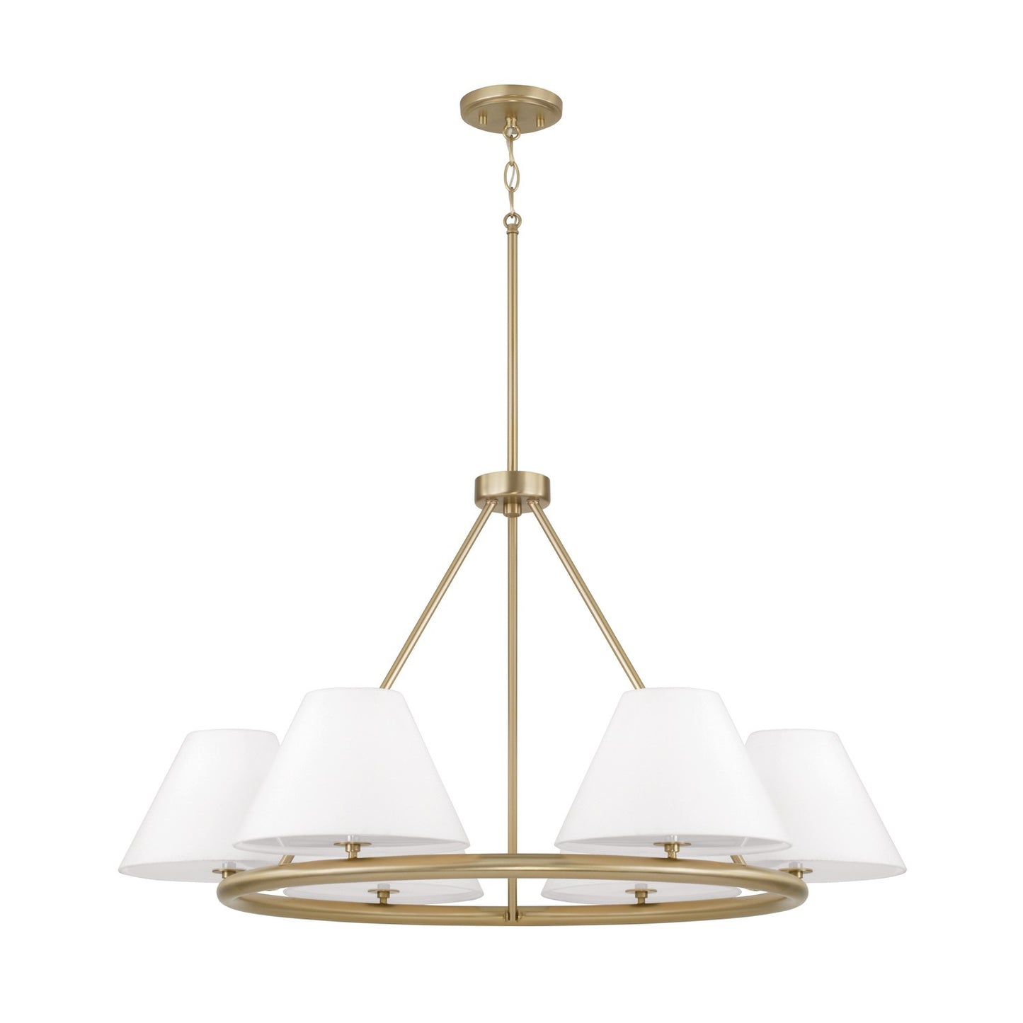 Capital Lighting - 453261MA - Six Light Chandelier - Parson - Matte Brass