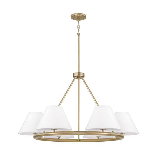 Capital Lighting - 453261MA - Six Light Chandelier - Parson - Matte Brass