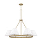 Capital Lighting - 453261MA - Six Light Chandelier - Parson - Matte Brass