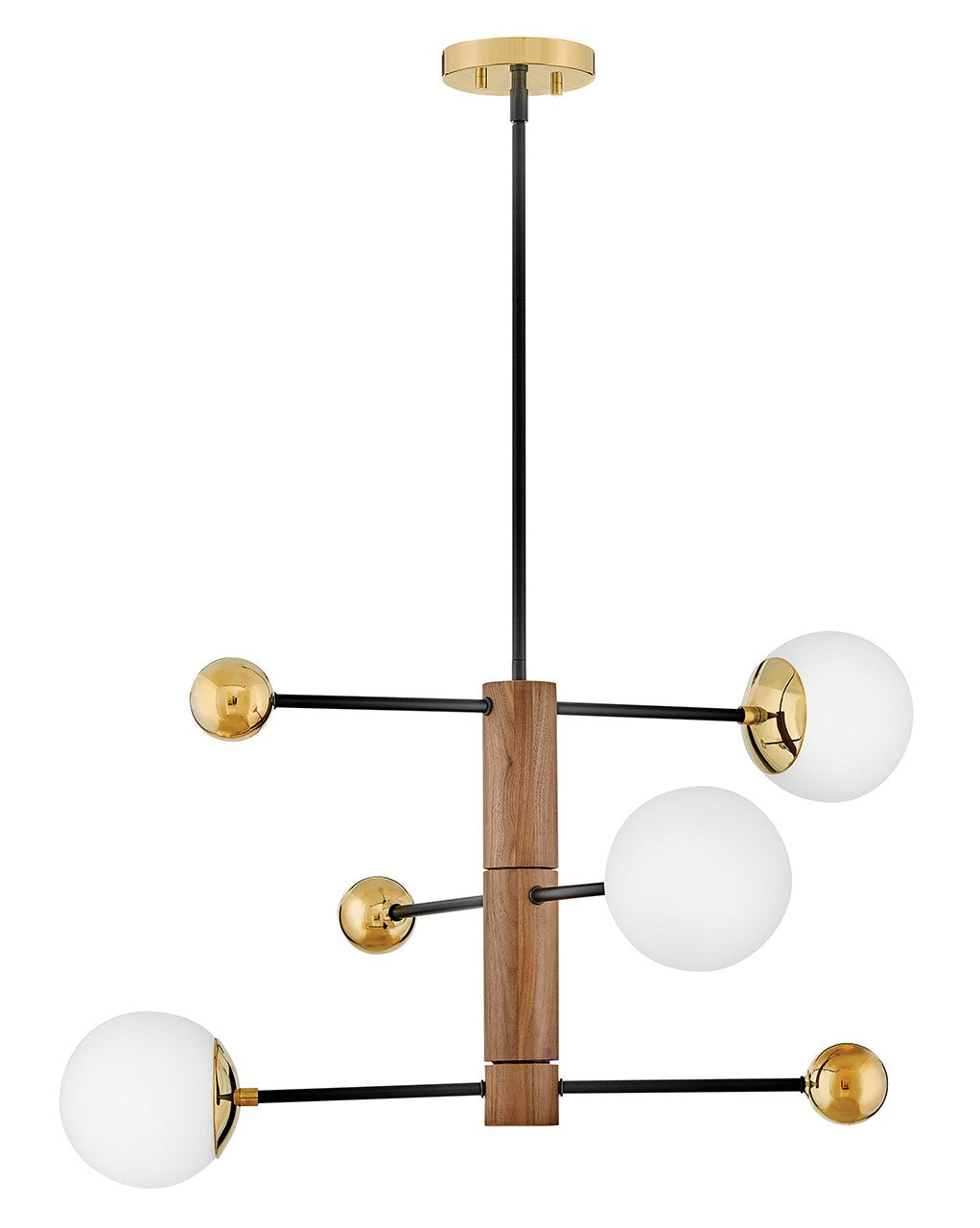 Lark - 83573BBR - LED Chandelier - Auggie - Bright Brass