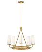 Lark - 83625GO - LED Chandelier - Selma - Gold