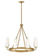 Lark - 83626GO - LED Chandelier - Selma - Gold