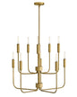 Lark - 83636LCB - LED Chandelier - Austen - Lacquered Brass