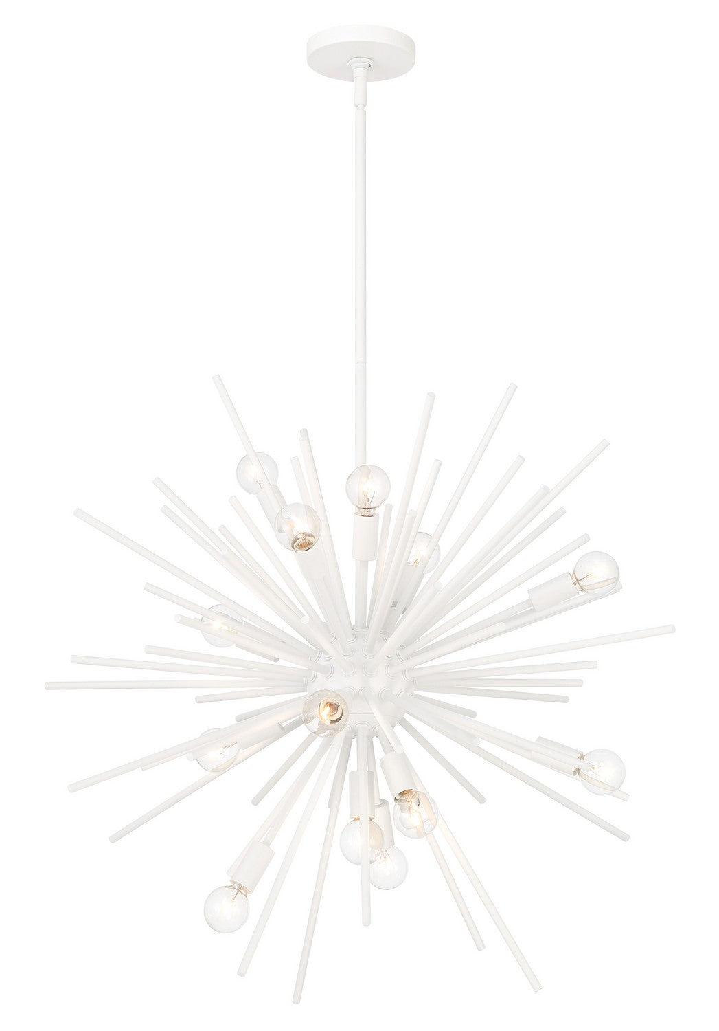 Minka-Lavery - 1112-655 - 15 Light Pendant - Bessel - Sand White