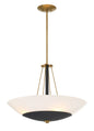 Minka-Lavery - 1704-781 - Four Light Pendant - Bax - Sand Coal And Soft Brass