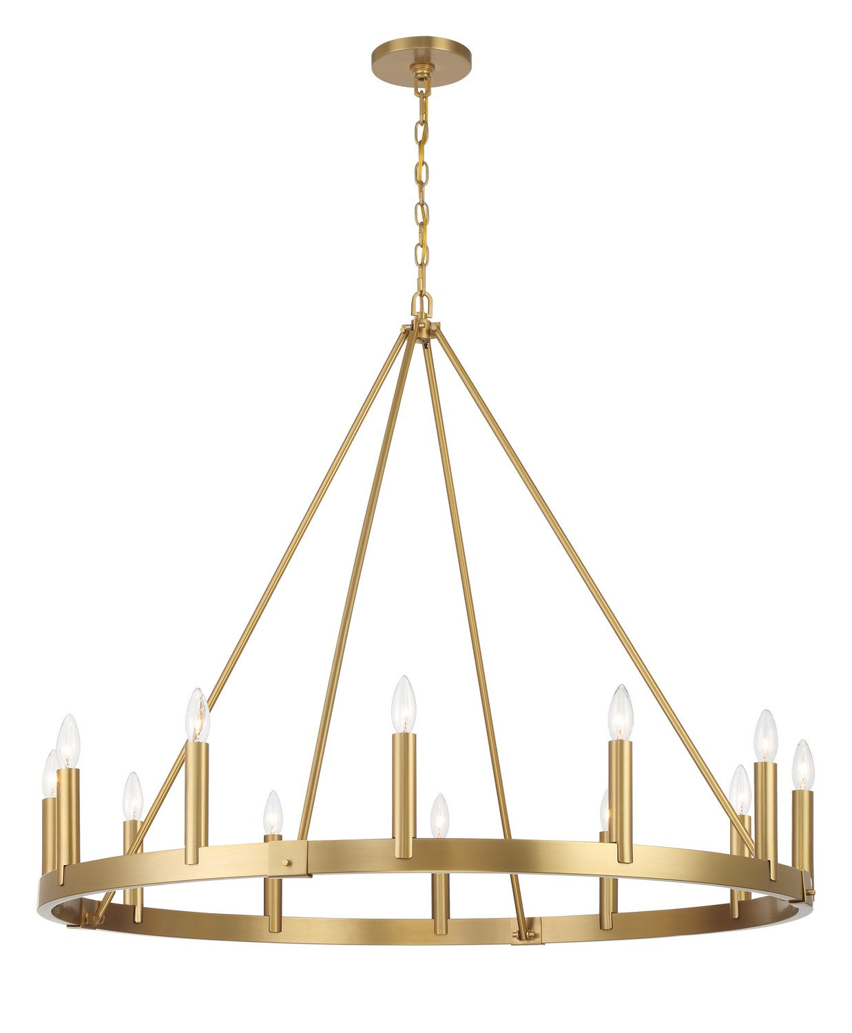 Minka-Lavery - 1716-894 - 12 Light Chandelier - Dutton - Signature Brass