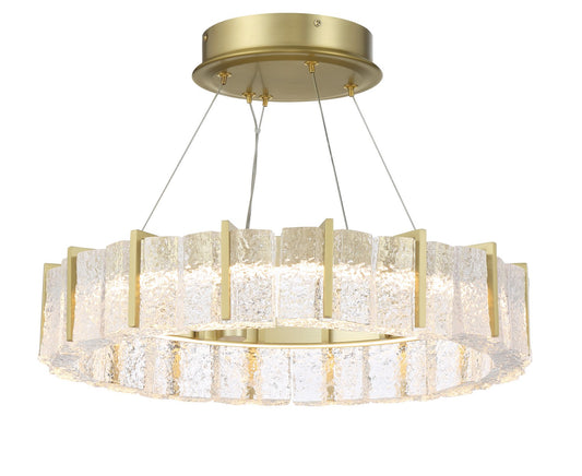 Minka-Lavery - 2418-695-L - LED Pendant Convert to Semi-Flush - Sevryn - Soft Brass