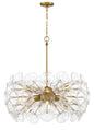 Minka-Lavery - 3657-695 - Ten Light Pendant - Winter - Soft Brass