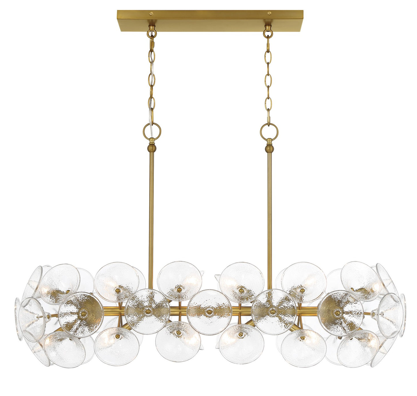 Minka-Lavery - 3659-695 - 12 Light Island Chandelier - Winter - Soft Brass